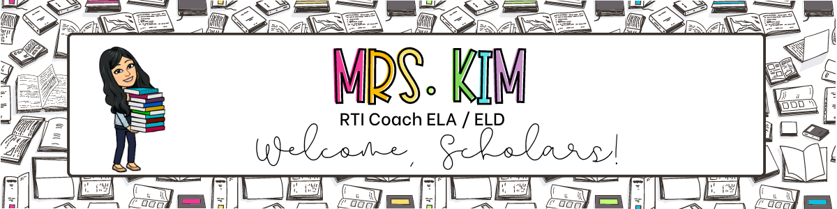 Welcome Scholars! Mrs. Kim's Class